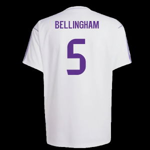 Real Madrid Terrace Icons Shirt (White) (Bellingham 5)