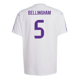Real Madrid Terrace Icons Shirt (White) (Bellingham 5)
