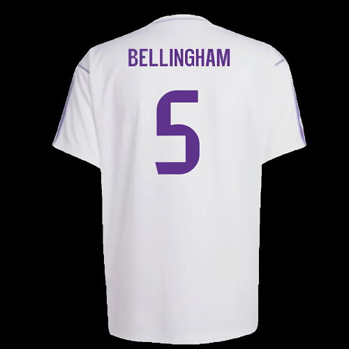 Real Madrid Terrace Icons Shirt (White) (Bellingham 5)