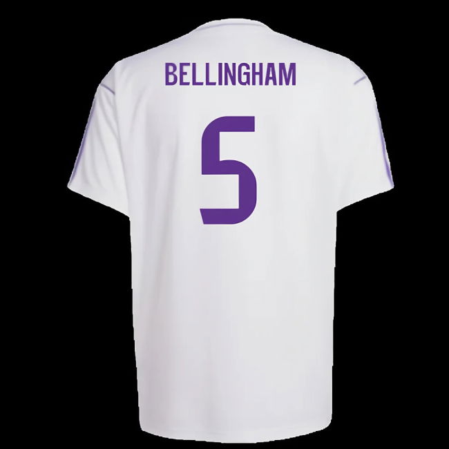 Real Madrid Terrace Icons Shirt (White) (Bellingham 5)