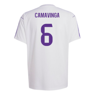 Real Madrid Terrace Icons Shirt (White) (Camavinga 6)