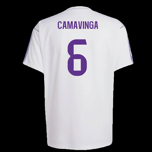Real Madrid Terrace Icons Shirt (White) (Camavinga 6)