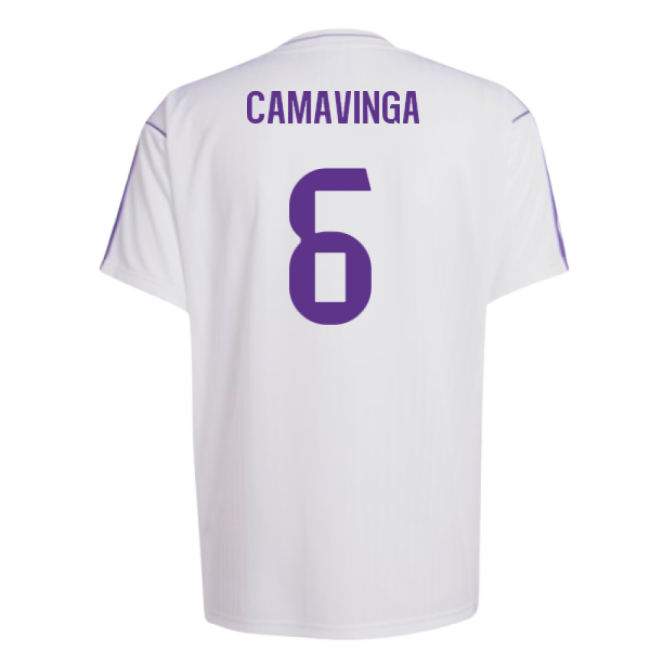 Real Madrid Terrace Icons Shirt (White) (Camavinga 6)