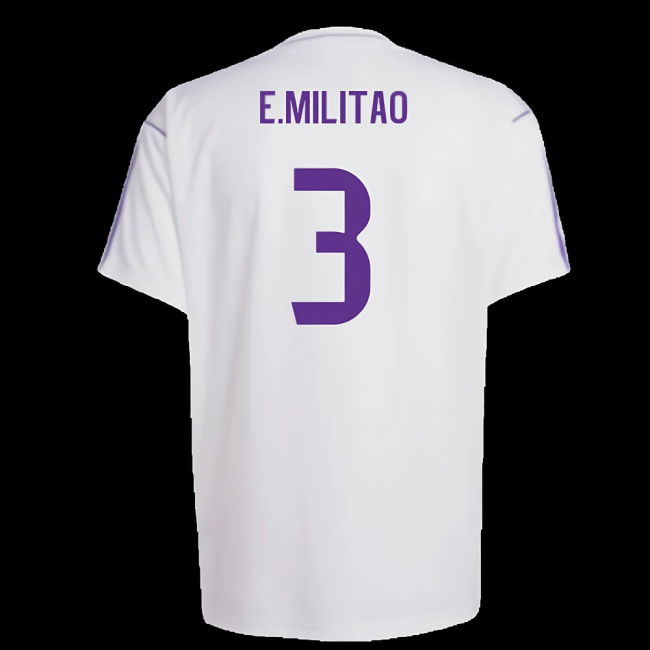 Real Madrid Terrace Icons Shirt (White) (E.Militao 3)