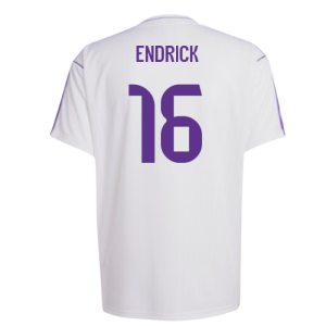 Real Madrid Terrace Icons Shirt (White) (Endrick 16)