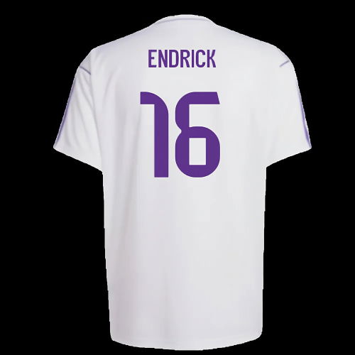 Real Madrid Terrace Icons Shirt (White) (Endrick 16)