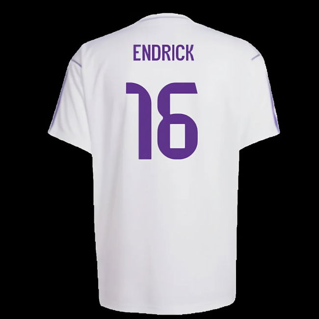 Real Madrid Terrace Icons Shirt (White) (Endrick 16)