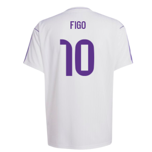 Real Madrid Terrace Icons Shirt (White) (Figo 10)