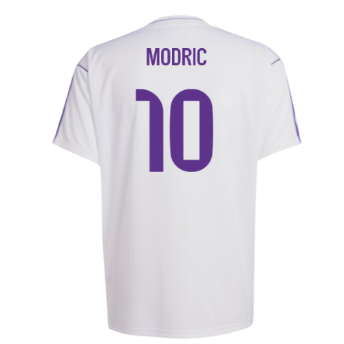 Real Madrid Terrace Icons Shirt (White) (Modric 10)
