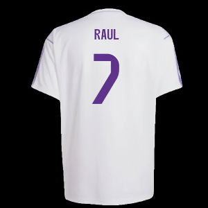 Real Madrid Terrace Icons Shirt (White) (Raul 7)