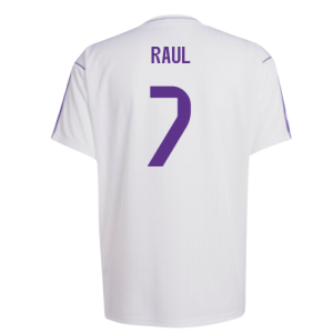 Real Madrid Terrace Icons Shirt (White) (Raul 7)
