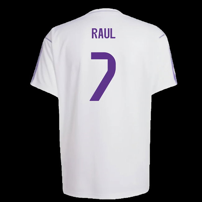 Real Madrid Terrace Icons Shirt (White) (Raul 7)