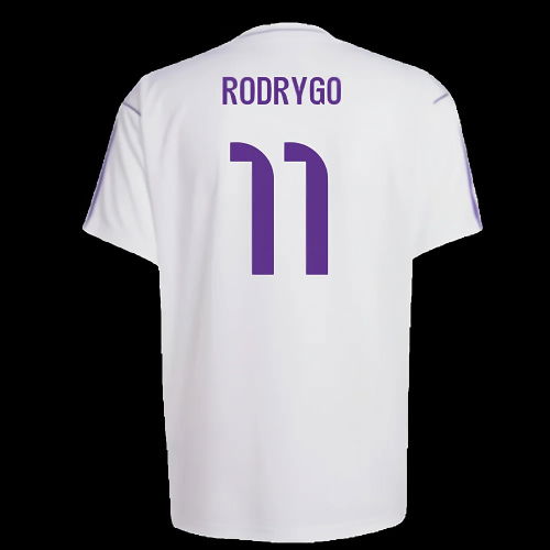 Real Madrid Terrace Icons Shirt (White) (Rodrygo 11)