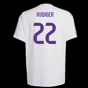 Real Madrid Terrace Icons Shirt (White) (Rudiger 22)
