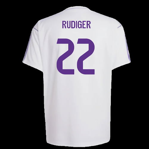 Real Madrid Terrace Icons Shirt (White) (Rudiger 22)