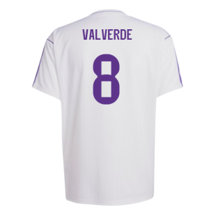 Real Madrid Terrace Icons Shirt (White) (Valverde 8)