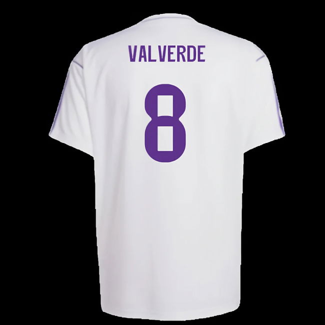 Real Madrid Terrace Icons Shirt (White) (Valverde 8)