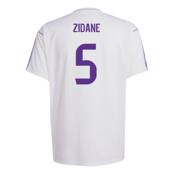 Real Madrid Terrace Icons Shirt (White) (Zidane 5)