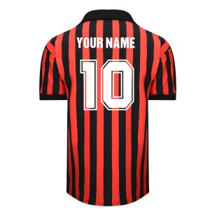 Score Draw AC Milan 1963 Retro Football Shirt