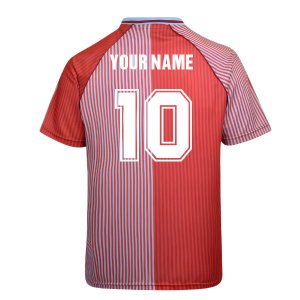 Score Draw Aston Villa 1988 Retro Football Shirt