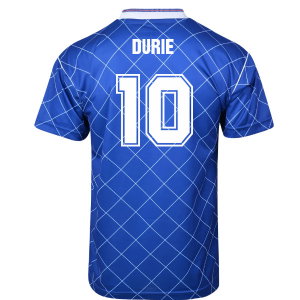 Score Draw Chelsea 1988 Retro Football Shirt (Durie 10)