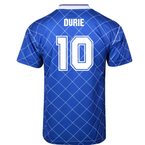 Score Draw Chelsea 1988 Retro Football Shirt (Durie 10)