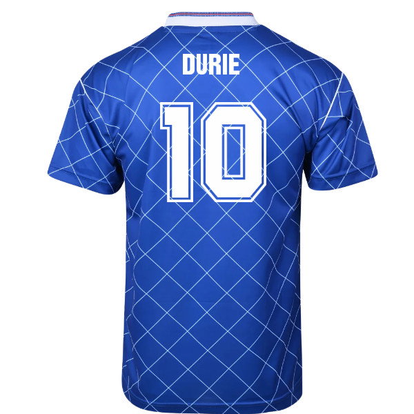 Score Draw Chelsea 1988 Retro Football Shirt (Durie 10)