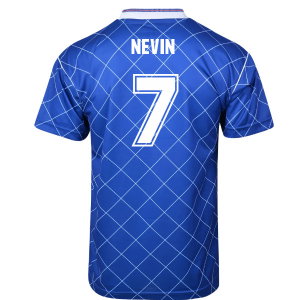 Score Draw Chelsea 1988 Retro Football Shirt (Nevin 7)