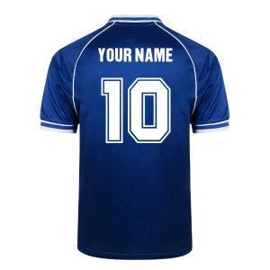 Score Draw Everton 1982 Retro Football Shirt