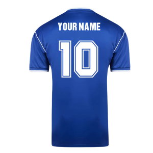 Score Draw Everton 1987 Retro Football Shirt