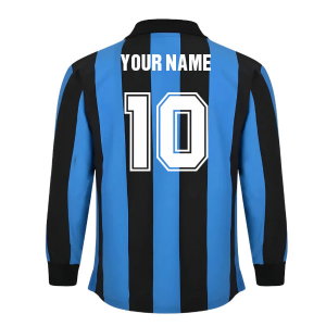 Score Draw Internazionale 1964 European Cup Final Retro Football Shirt