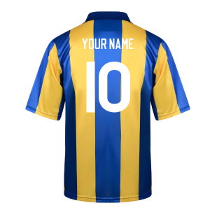 Score Draw Leeds United 1994 Away Retro Football Shirt