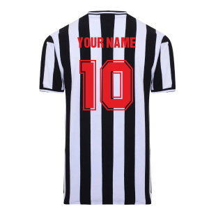 Score Draw Newcastle United 1974 Retro Football Shirt
