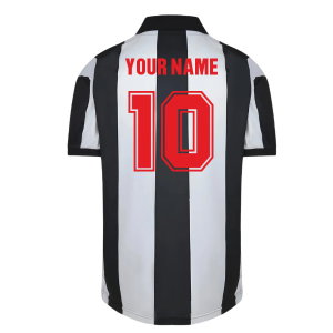 Score Draw Newcastle United 1982 Retro Football Shirt