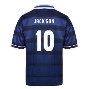 Score Draw Scotland 1998 World Cup Finals Retro Football Shirt (Jackson 10)