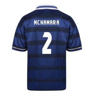 Score Draw Scotland 1998 World Cup Finals Retro Football Shirt (McNamara 2)
