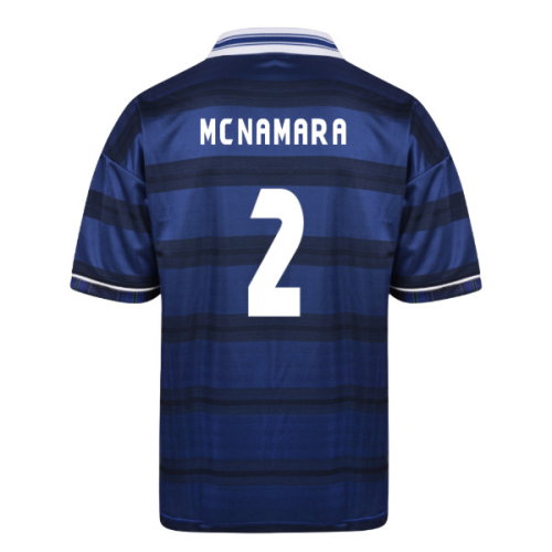 Score Draw Scotland 1998 World Cup Finals Retro Football Shirt (McNamara 2)