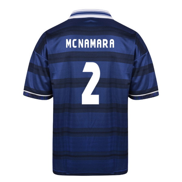 Score Draw Scotland 1998 World Cup Finals Retro Football Shirt (McNamara 2)