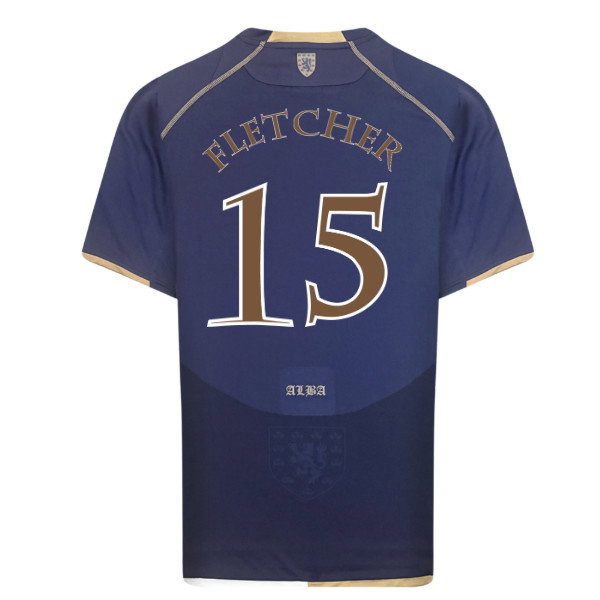 Scotland 2007 Home Retro Shirt (Fletcher 15)