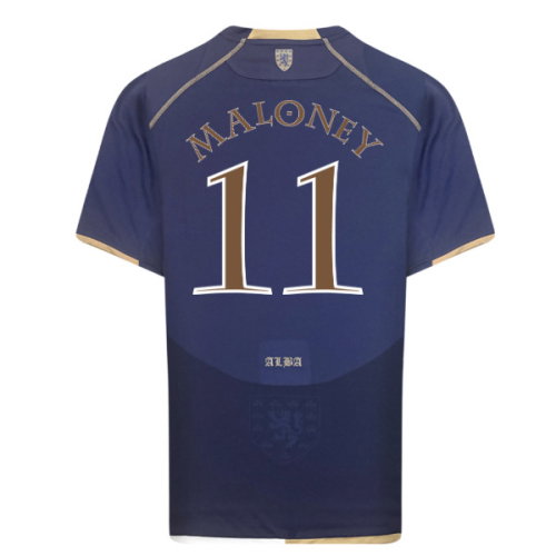 Scotland 2007 Home Retro Shirt (Maloney 11)