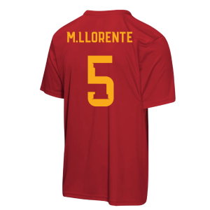 Spain FIFA World Cup 2026™ T-Shirt (Red) - Kids (M.Llorente 5)