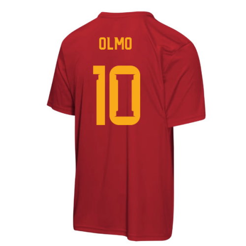 Spain FIFA World Cup 2026 T-Shirt (Red) - Kids (Olmo 10)
