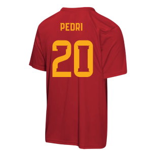Spain FIFA World Cup 2026™ T-Shirt (Red) - Kids (Pedri 20)