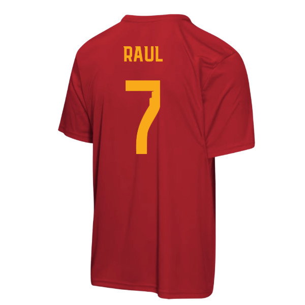 Spain FIFA World Cup 2026™ T-Shirt (Red) - Kids (Raul 7)