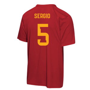 Spain FIFA World Cup 2026™ T-Shirt (Red) - Kids (Sergio 5)