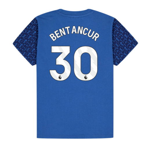 Tottenham Hotspur Graphic T-shirt (Blue) - Kids (Bentancur 30)