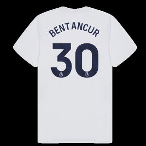 Tottenham Hotspur Poly T-shirt (White) (Bentancur 30)
