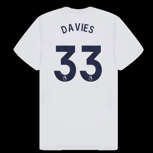 Tottenham Hotspur Poly T-shirt (White) (Davies 33)