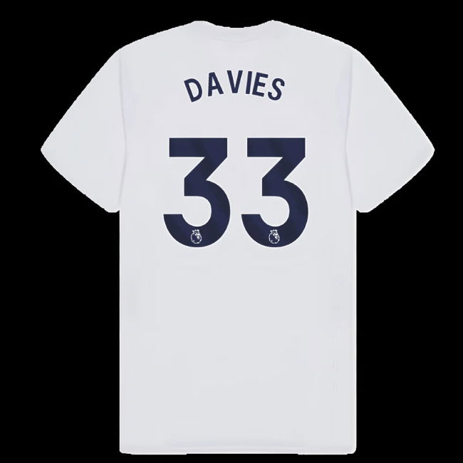 Tottenham Hotspur Poly T-shirt (White) (Davies 33)
