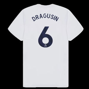 Tottenham Hotspur Poly T-shirt (White) (Dragusin 6)